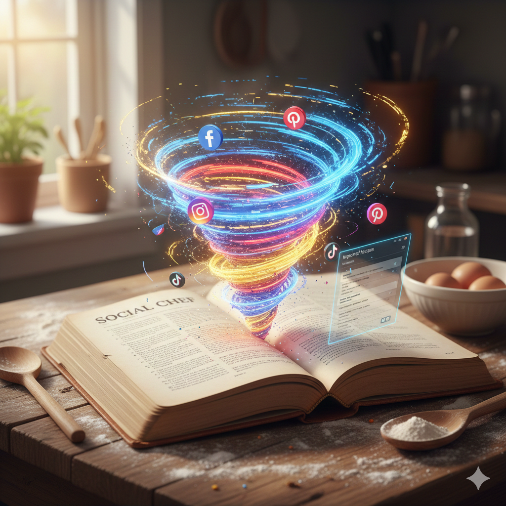 Import recipes from Instagram, TikTok, and social media