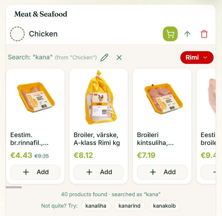 A ready-made basket of your usual favorites