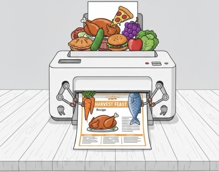 Custom printed physical cookbook created from your favorite Meal Dill recipes