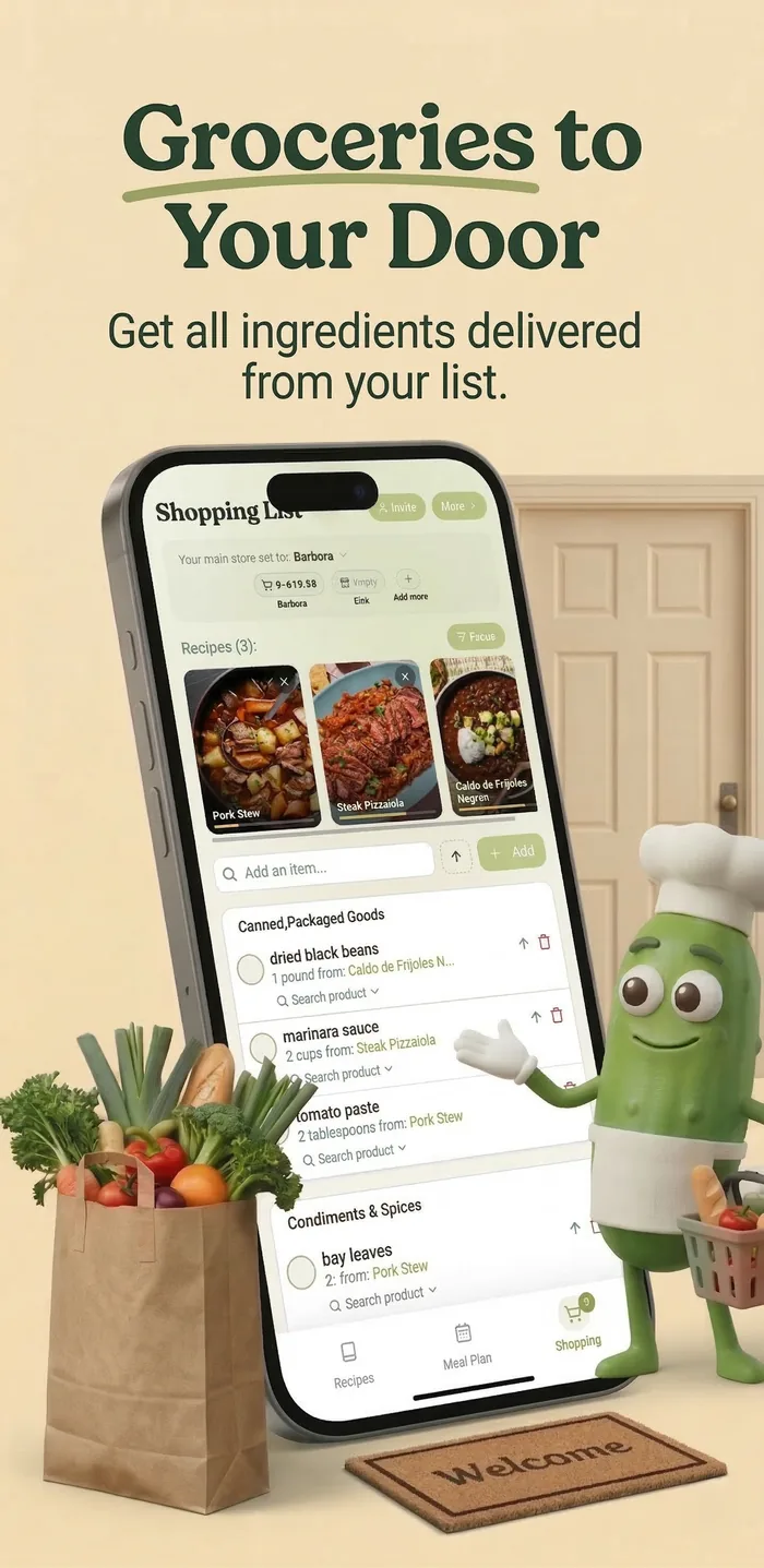Groceries delivered to your door